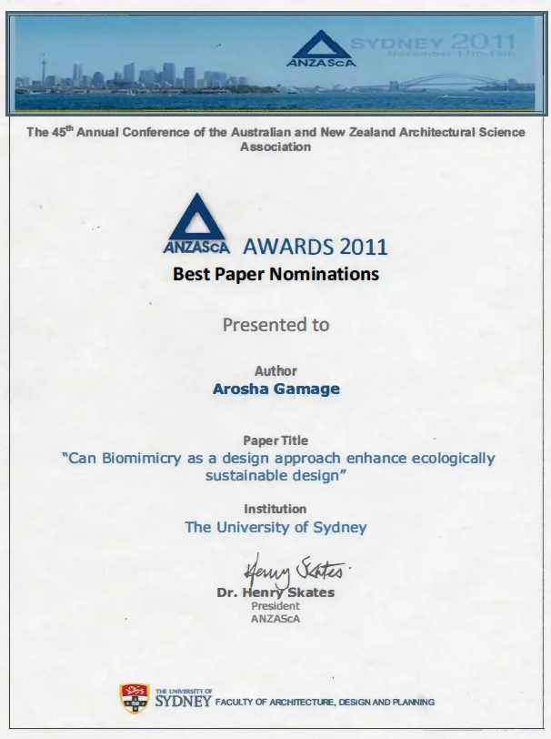 ANZAScA Award 2011